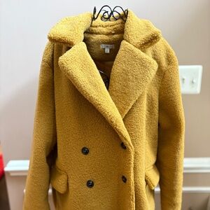 Nordstrom BP Double Breasted Teddy Coat